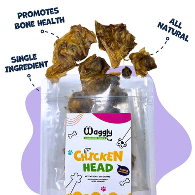 dehydrated chicken head for dogs